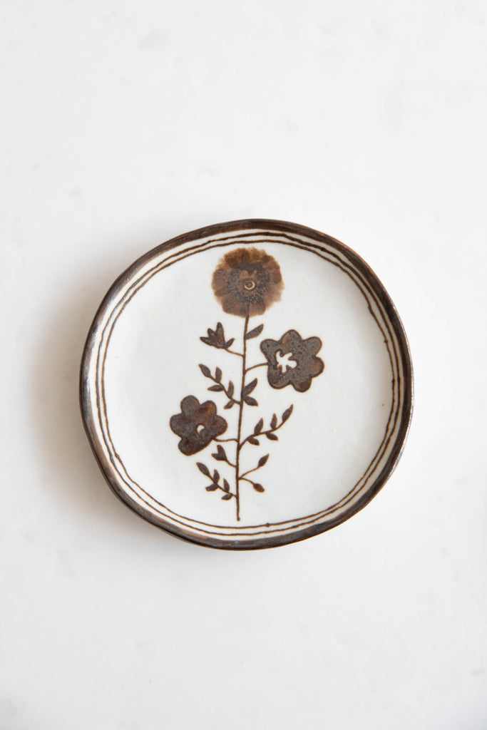 Stephanie Dawn Matthias | Round Ring Dish in Alpage Floral