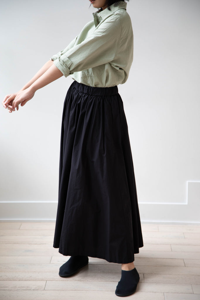 Apuntob | Trouser Culottes in Black Poplin