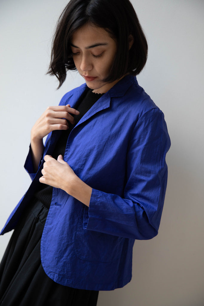 Old Man's Tailor | Garment Dyed Jacket in Blue