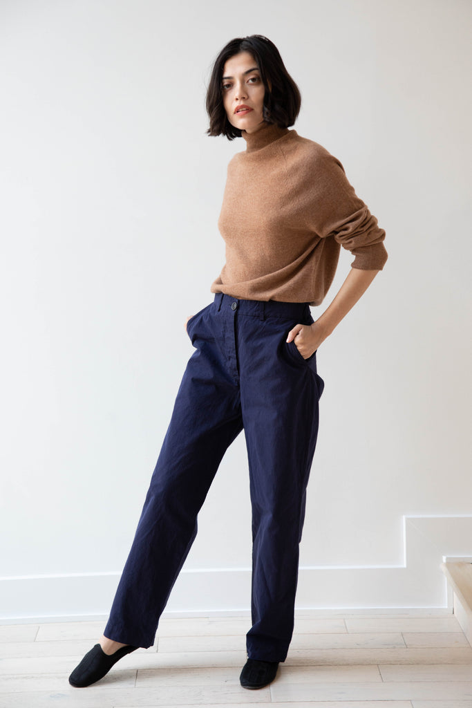 Casey Casey | Marie Pant in Navy Tough Cot