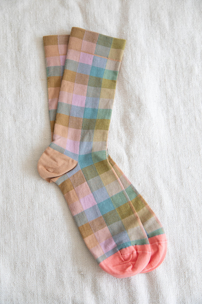 Bonne Maison | Plaid Sock