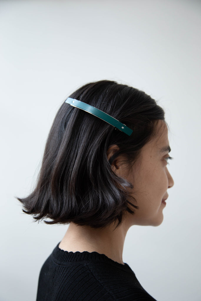 Sylvain Le Hen | Barrette 021 XL Green / Blue