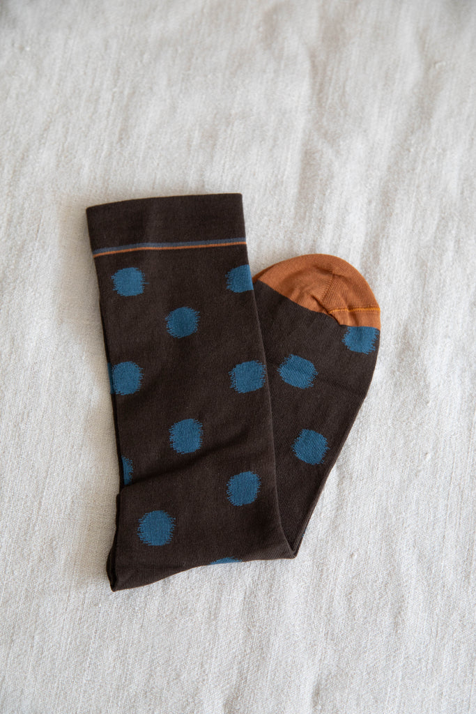 Bonne Maison | Brown Dot Sock