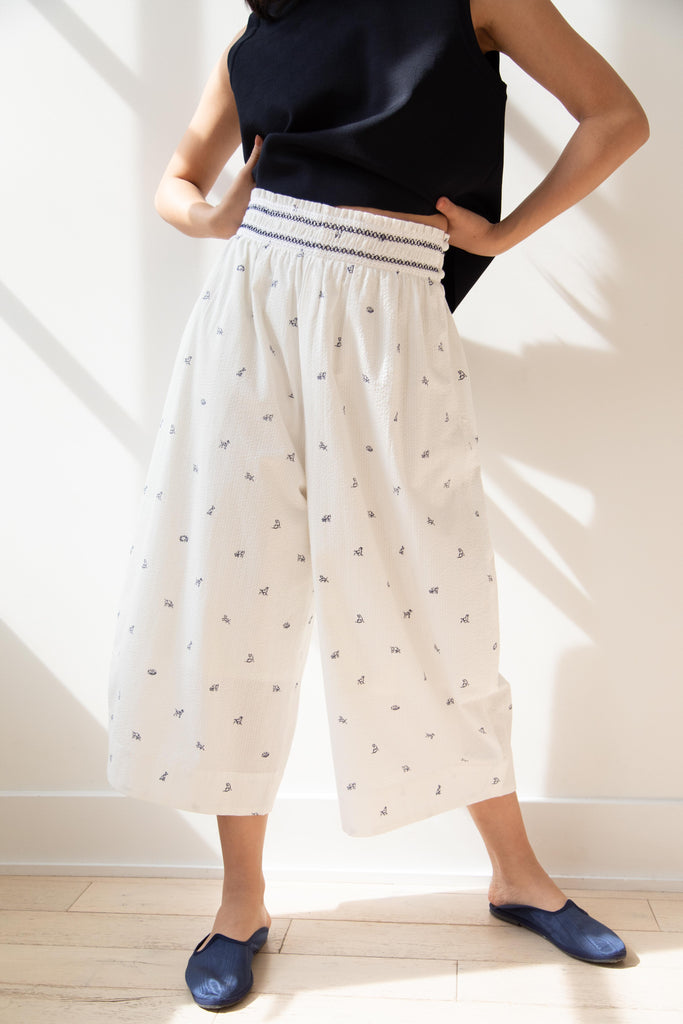 Aseedonclöud | Gardener Culottes in Companion Dog Print