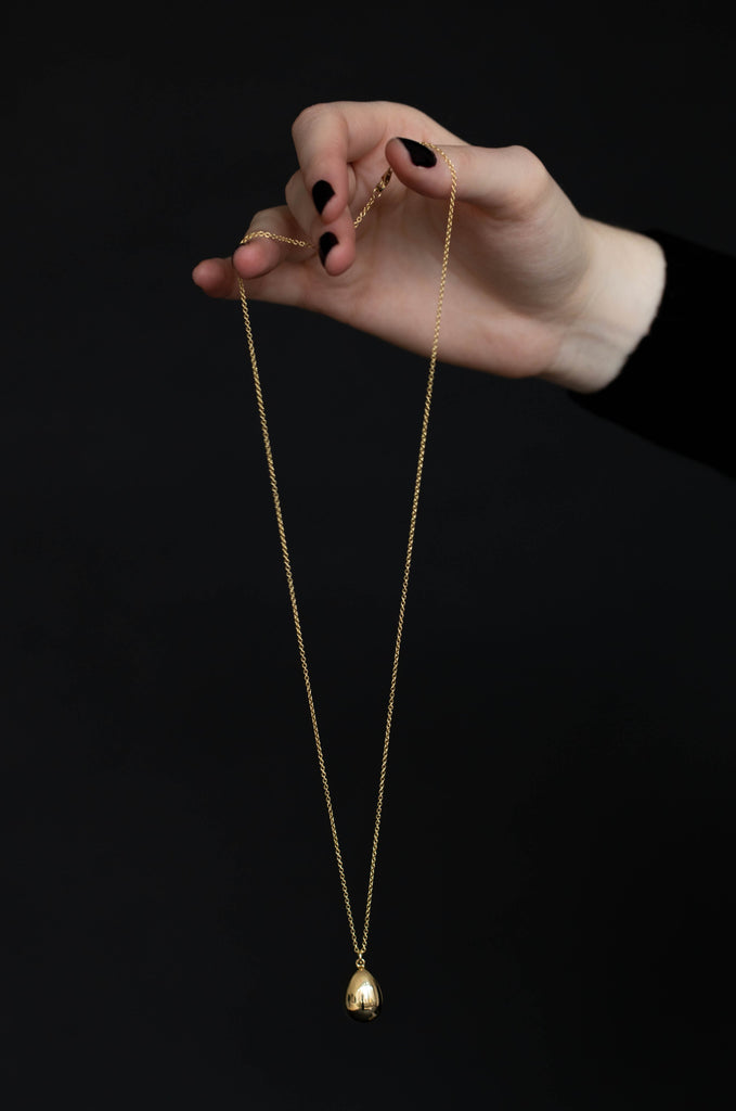 Kathryn Bentley | Gold Egg Pendant