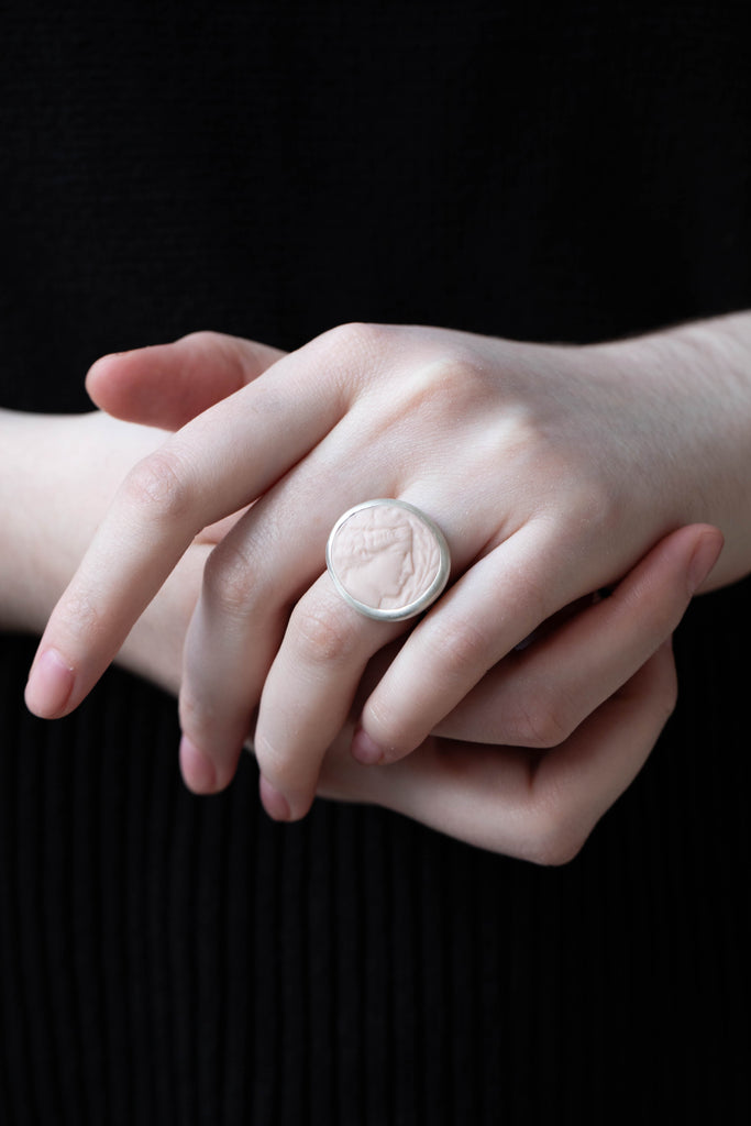 Marcie McGoldrick | Etruscan Ring in Blush & Silver