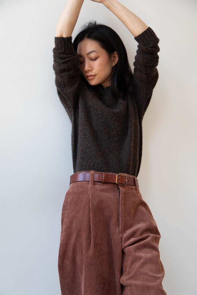 Melete | Not Alone Belt in Mahogany