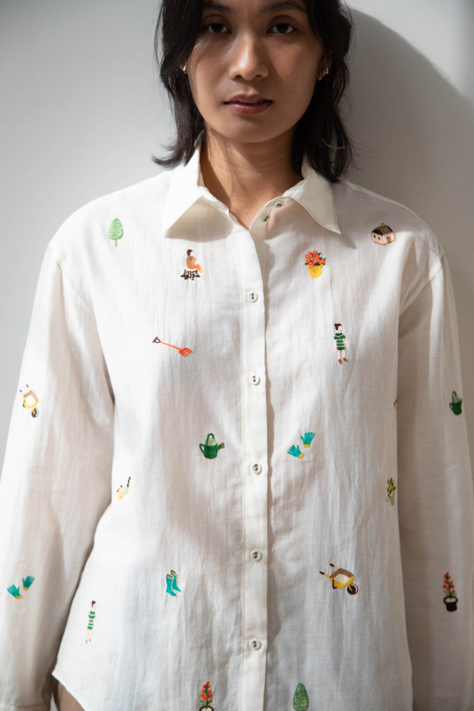 Laïte | Camphor Shirt in Jardin