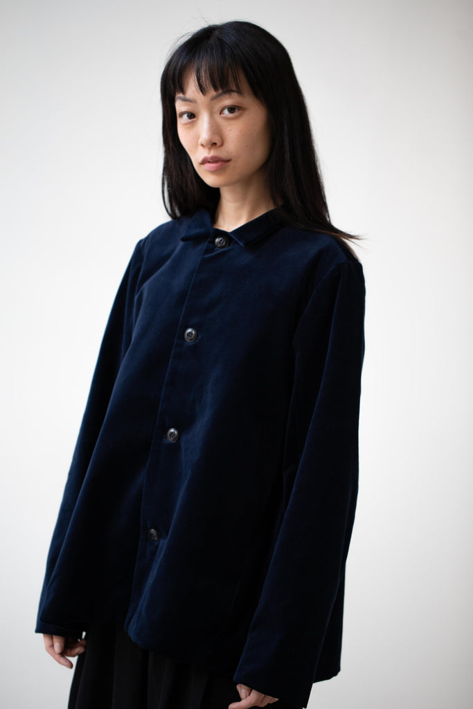 Fabiana Pigna | Agni Jacket in Navy Velvet