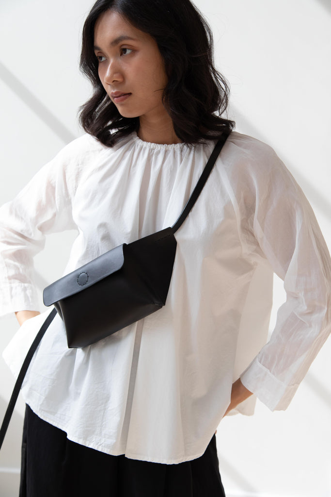 Melete | Paper Plane Sac in Black