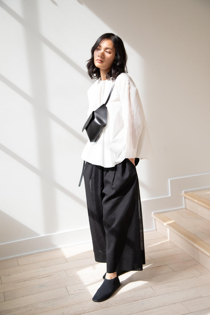 Melete | Paper Plane Sac in Black