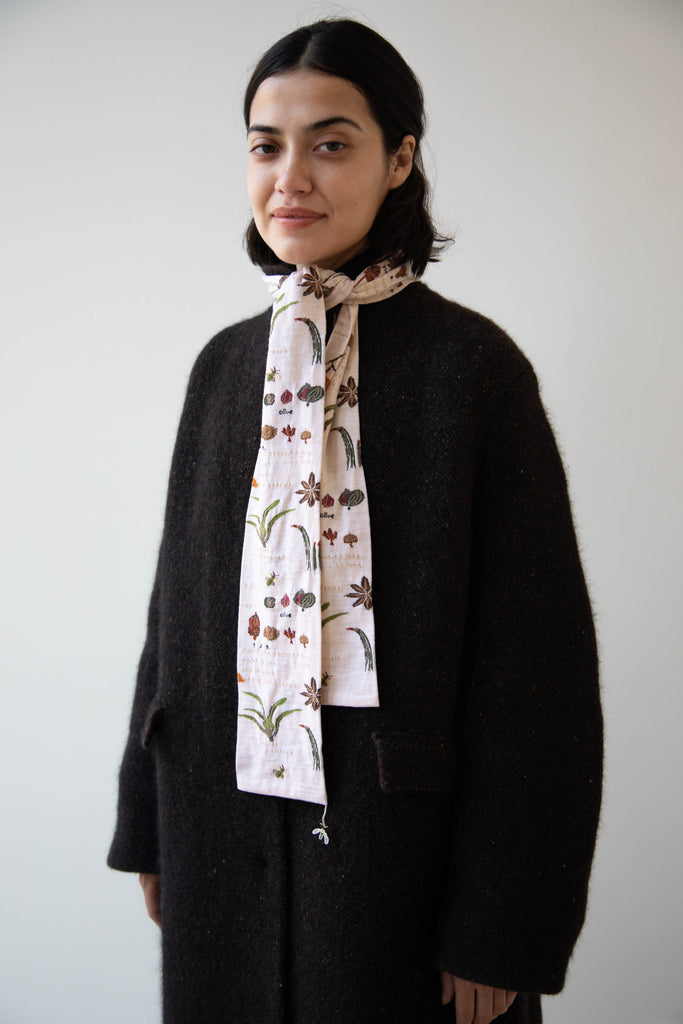 Antipast | Botanical Scarf in Ivory