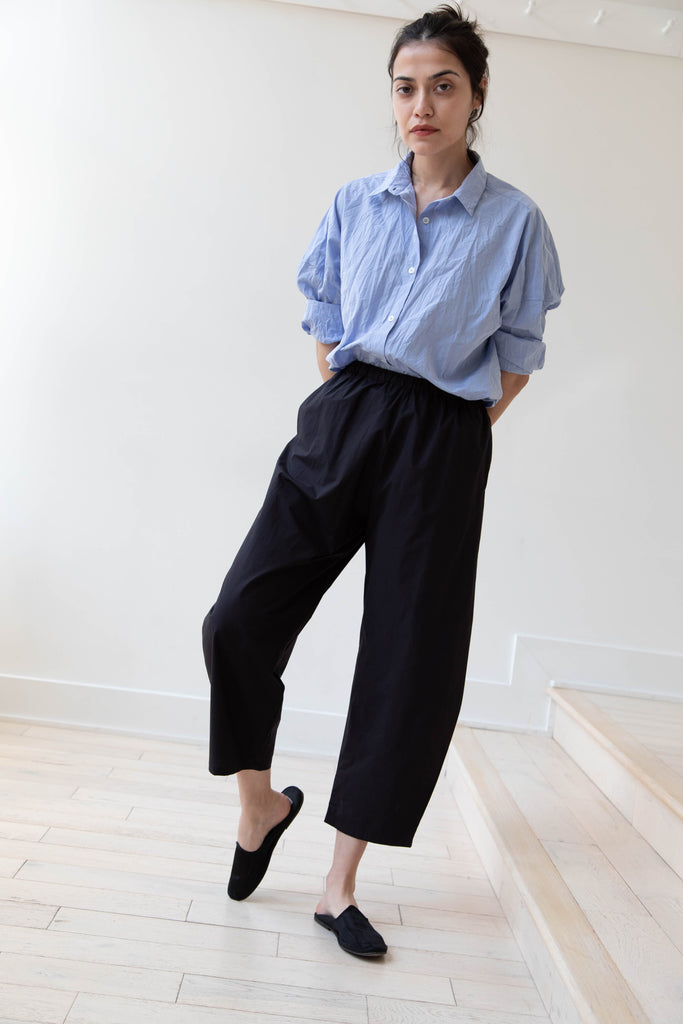 Apuntob | Trousers in Black Cotton