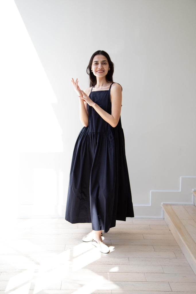 Aseedonclöud | Garden Instrumentalist Dress in Navy