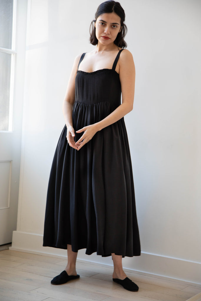 Renata Brenha | Gal Dress in Black Cupro