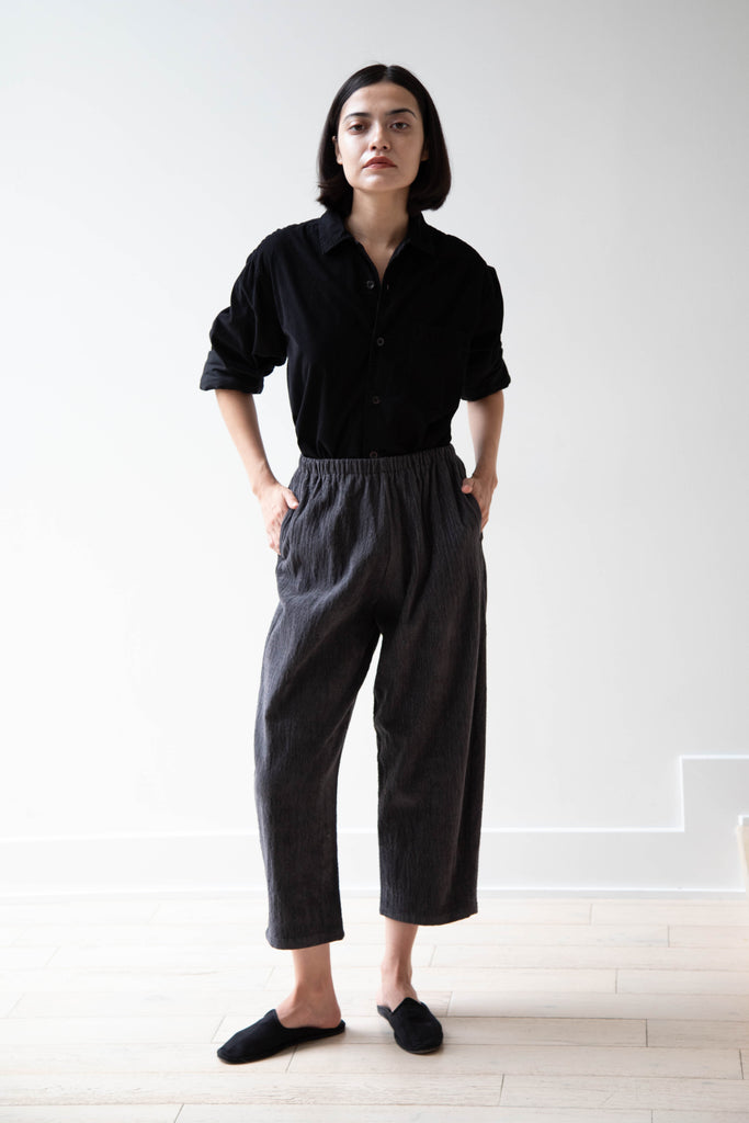 Apuntob | Trousers in Dark Grey Corduroy