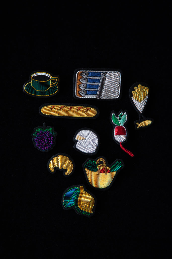 Embroidered Pins- Foods