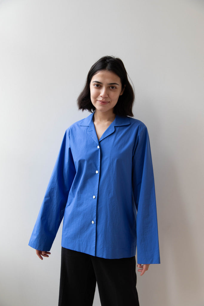 Le 17 Septembre | Mia Button Up Blouse in Blue