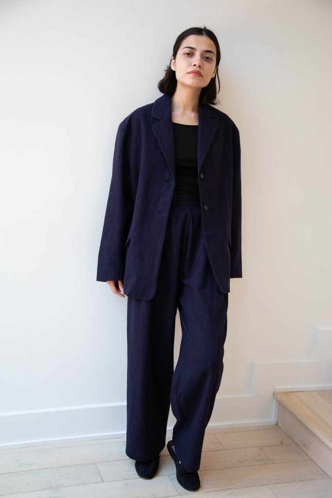 Cawley | Andie Blazer in Pinstripes