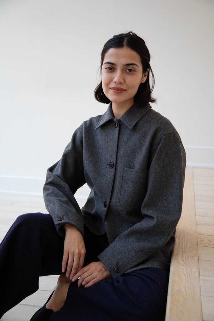 Teder | Highlight Beaver Jacket in Grey