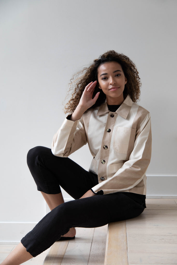 Nitto Aereo Jacket in Silk Stripes