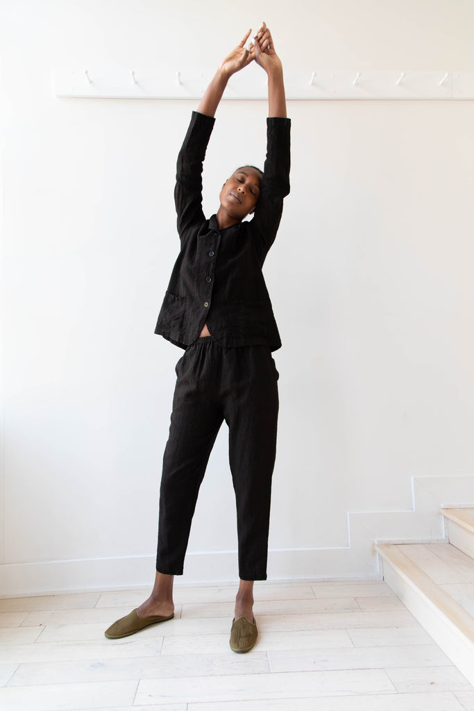 Manuelle Guibal | Simple Pantalon in Black