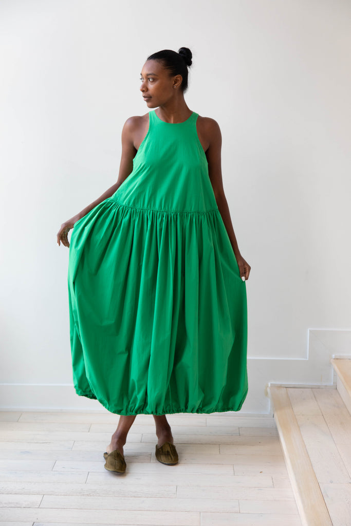 Sayaka Davis | Balloon Dress in Apple Green