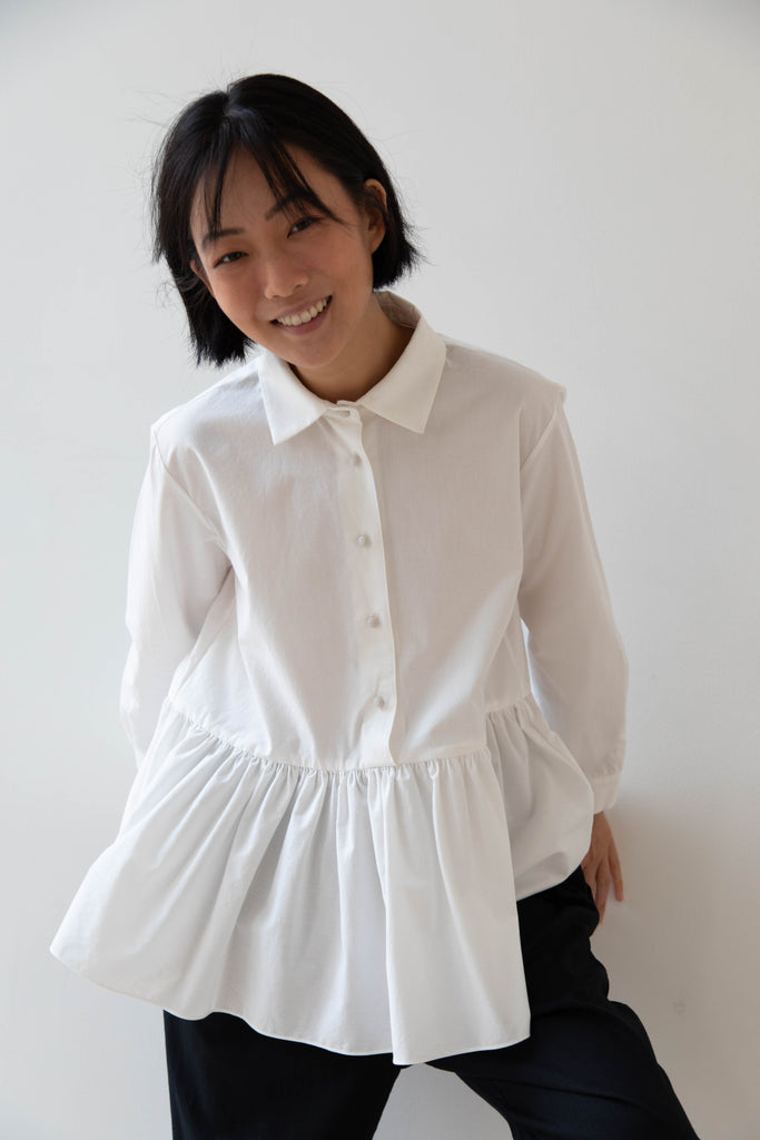 Fabiana Pigna Otero Shirt in Bone White