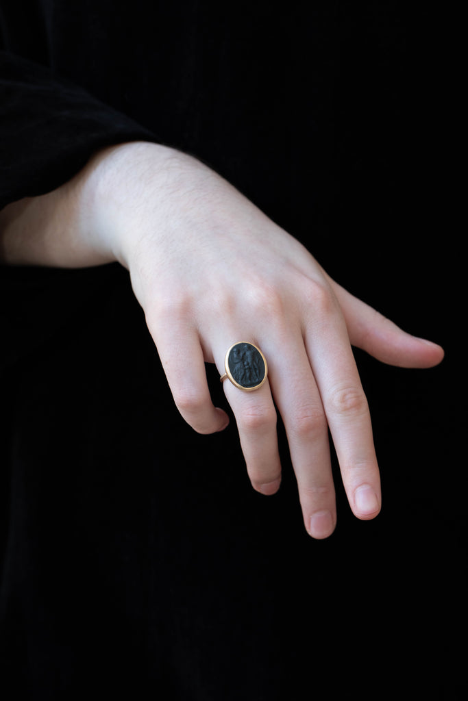 Marcie McGoldrick | Family Ring in Black & Gold