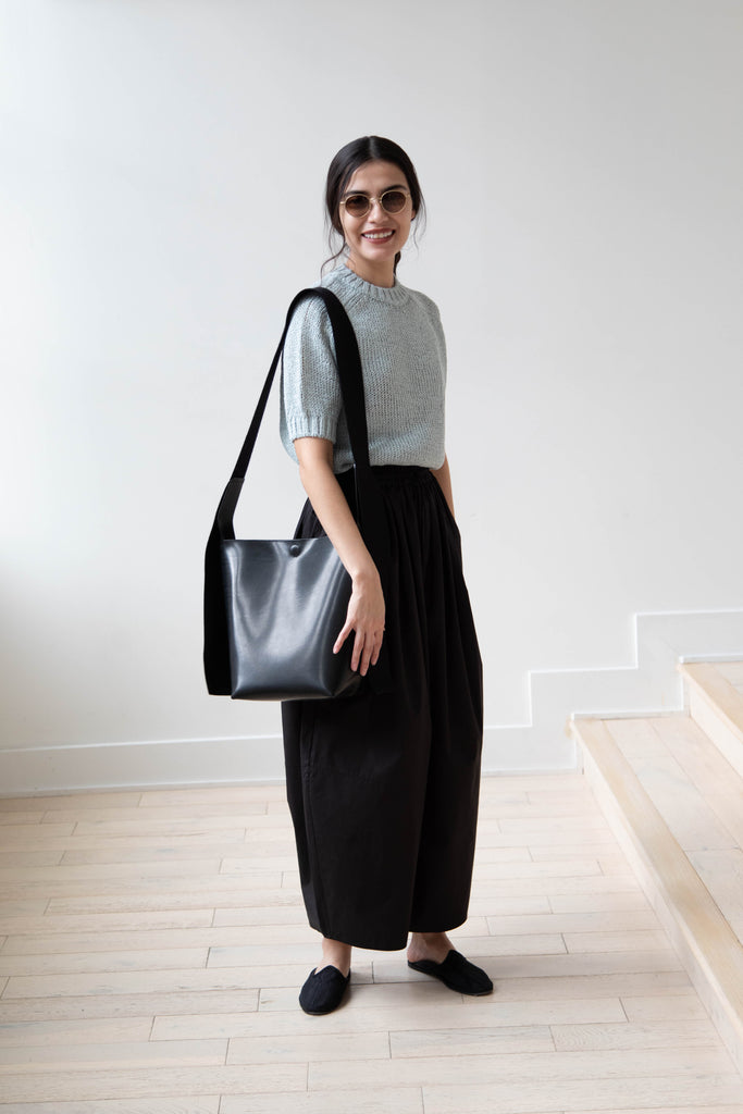 Melete | Liminal Bucket Bag with Felt Strap