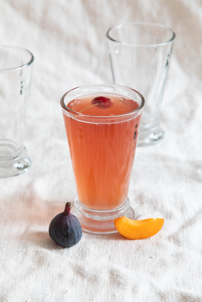 Bee Ice Tea Glass