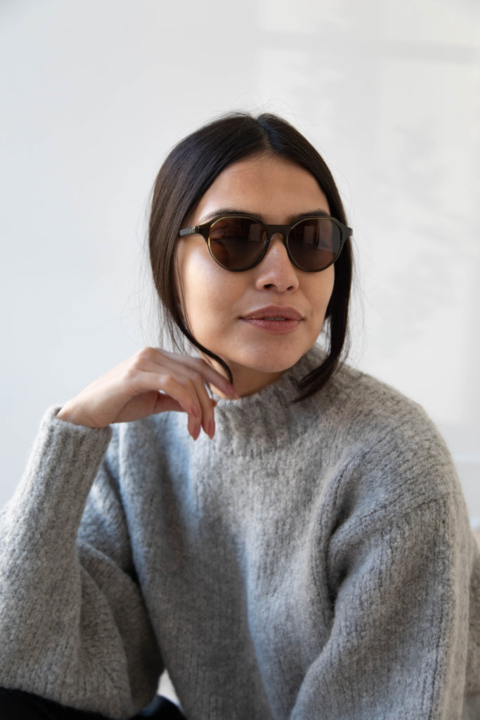 Eva Masaki | Mouse Sunglasses in Forest