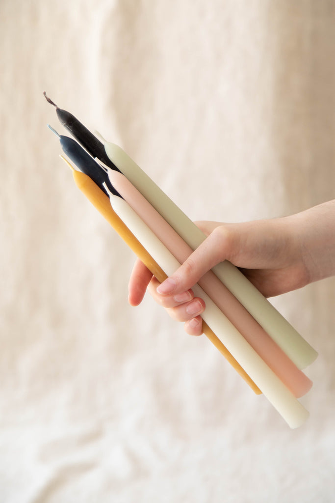 Beeswax Everyday Tapers | Multiple Colors