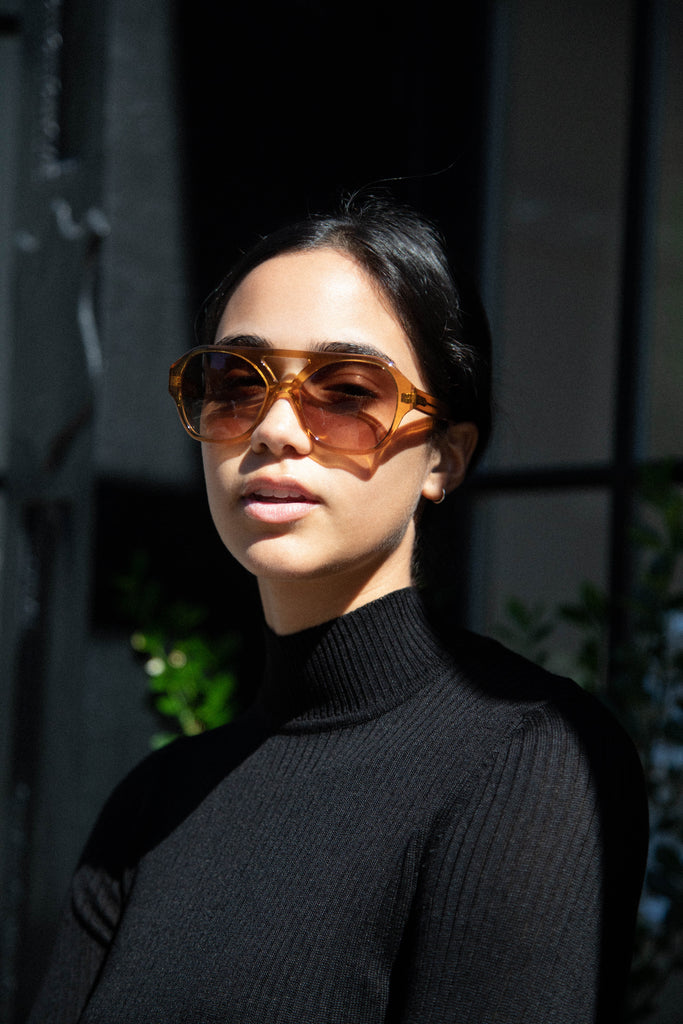 Eva Masaki | Chiyo Sunglasses in Golda