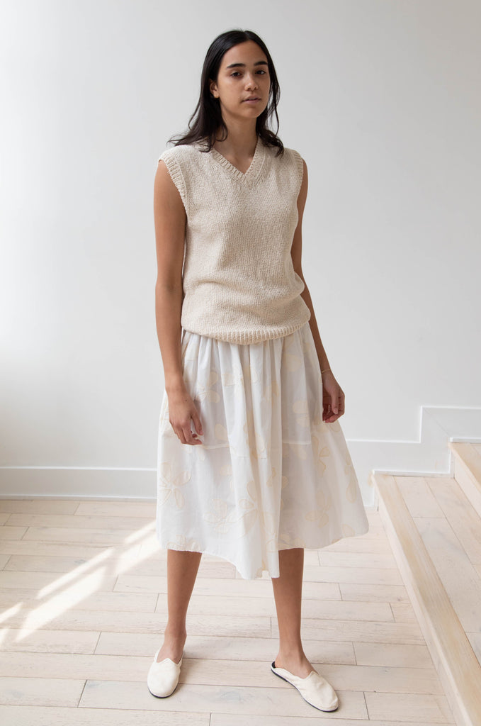 Caron Callahan Piper Skirt in Floral Applique