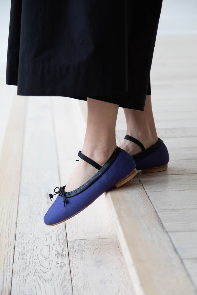 Rosa Mosa Ballerina Flat in Blue