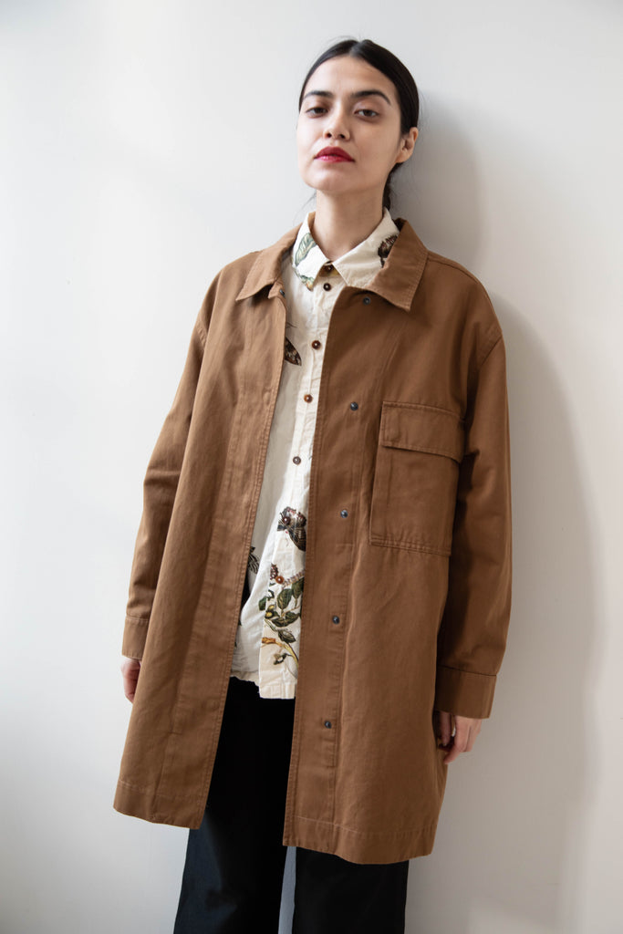 MHL | Workwear Shirt Jacket in Nut