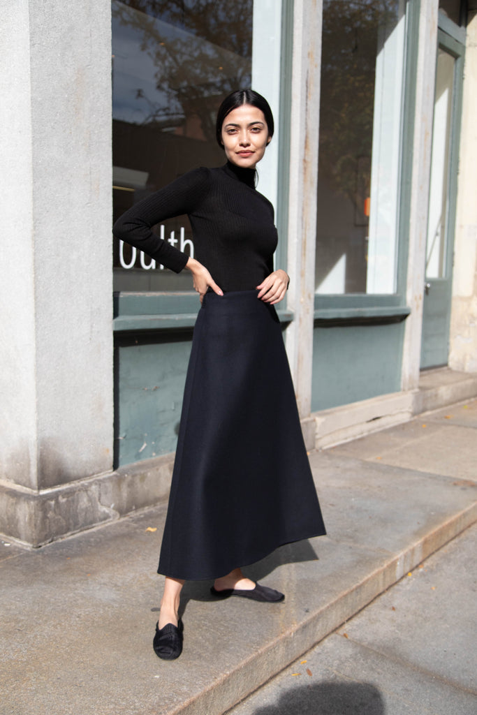 Aton Wool Wrap Skirt