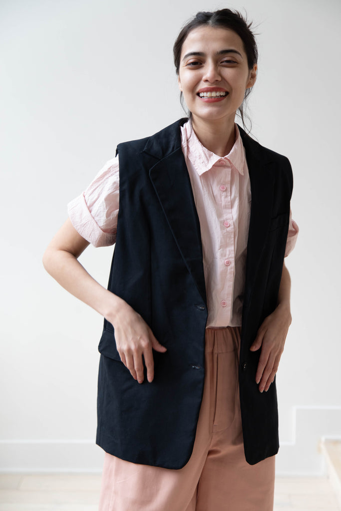 Caron Callahan | Constance Vest in Black