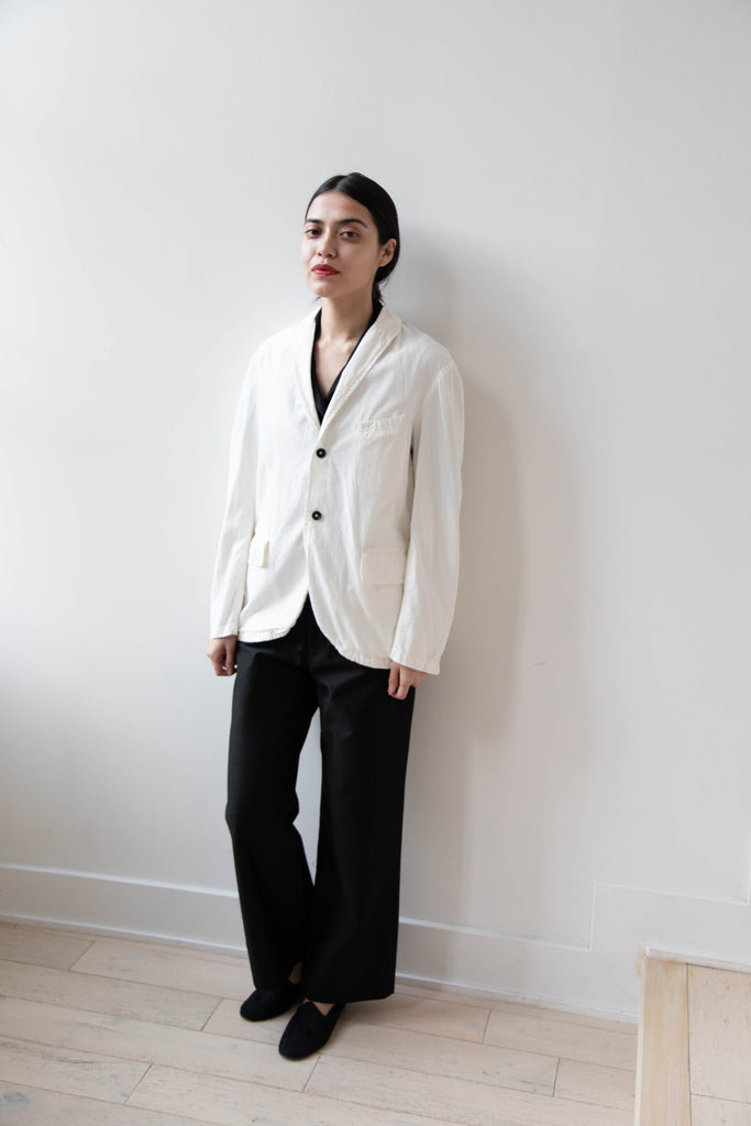 Vas-y Lentement | Tailored Cotton Jacket in Natural