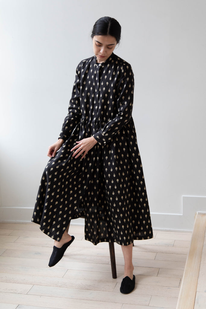 Old Man's Tailor Artichoke Dress in Black
