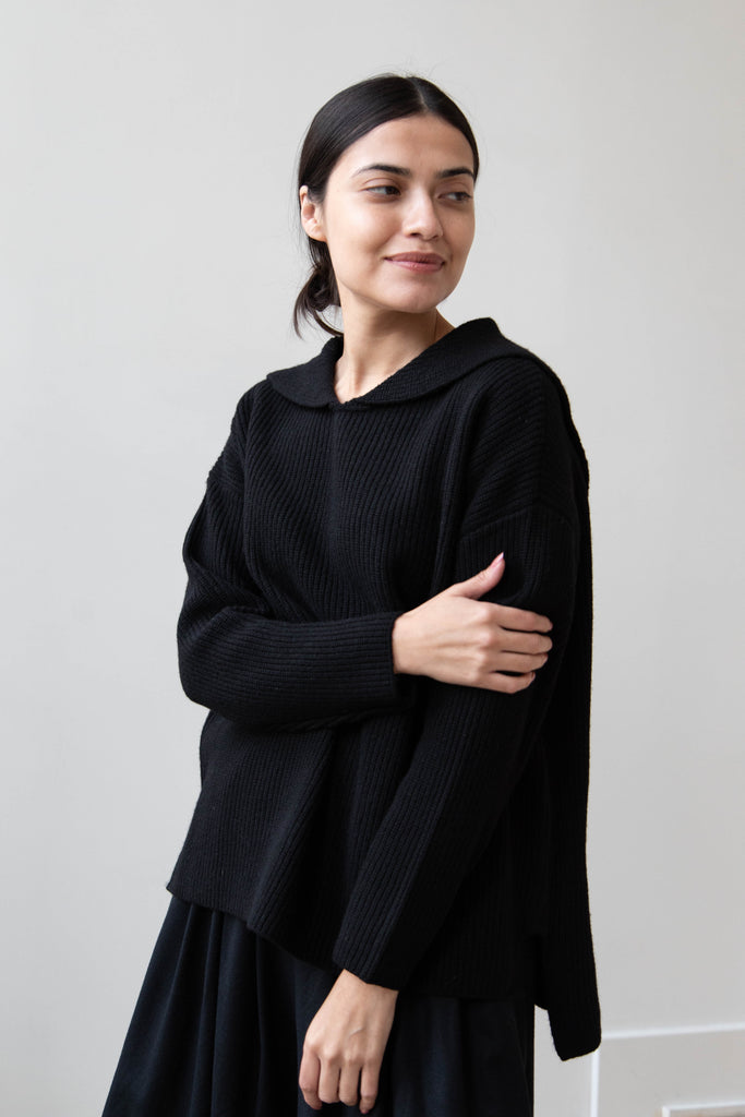 Gram Sailor Sweater in Black