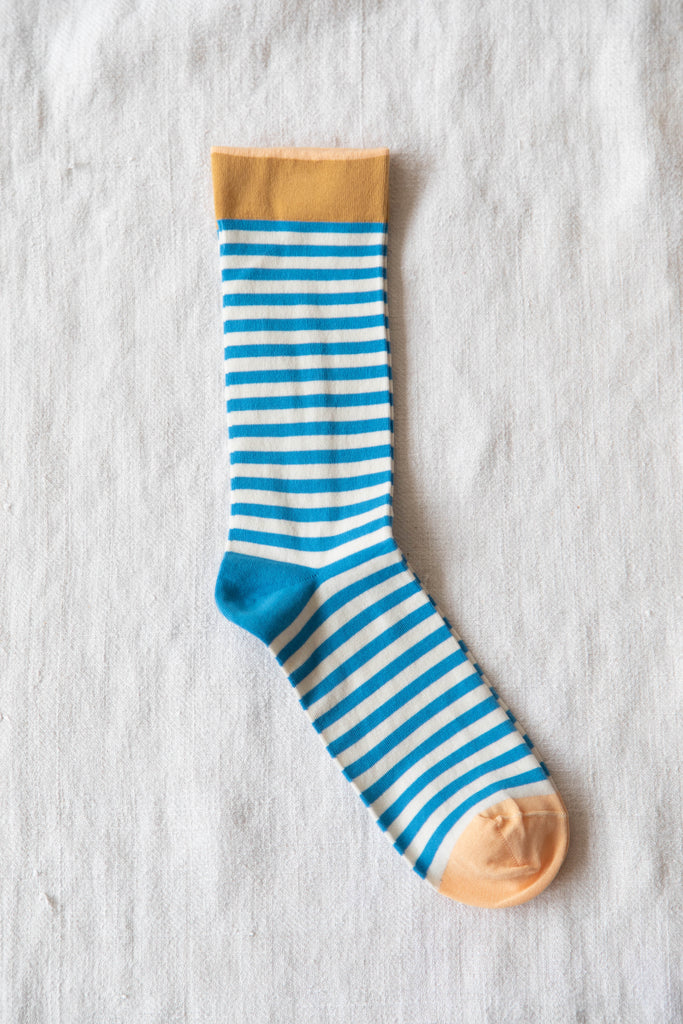 Bonne Maison | Blue Stripe Socks