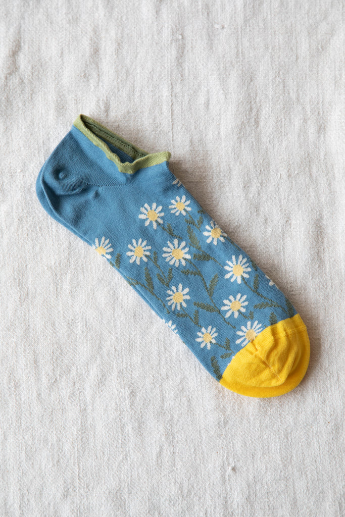 Bonne Maison | White Daisy Short Socks