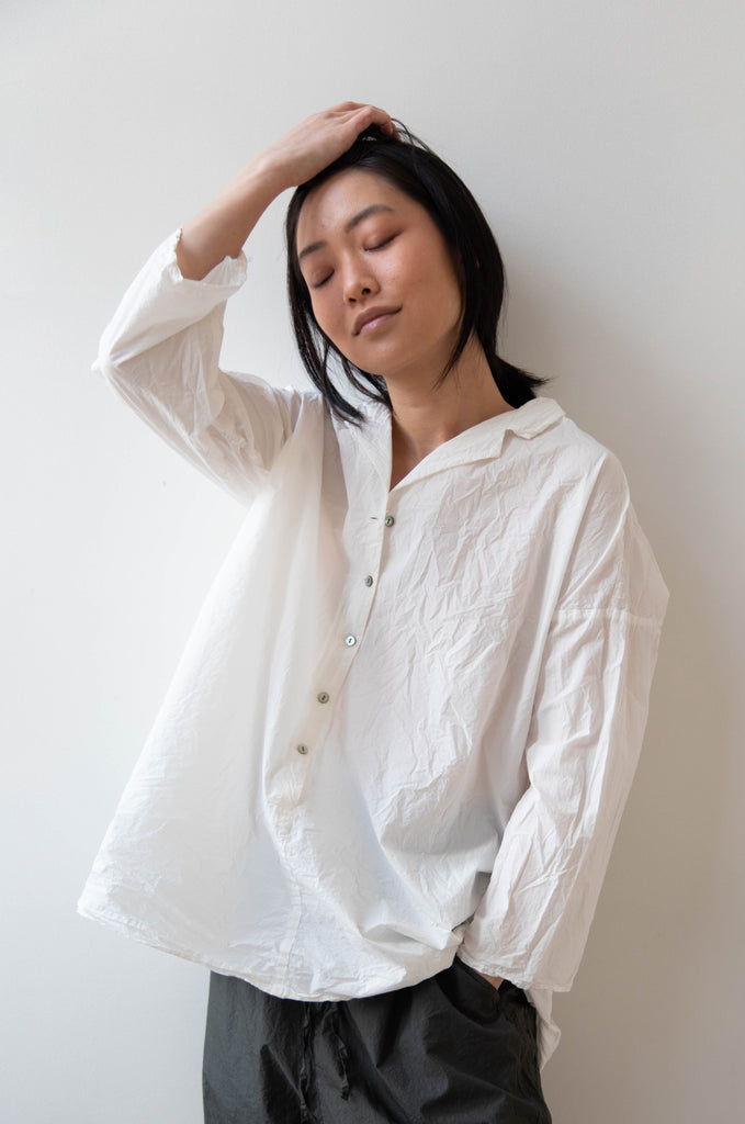 Album di Famiglia | Loose Shirt TC in Milk