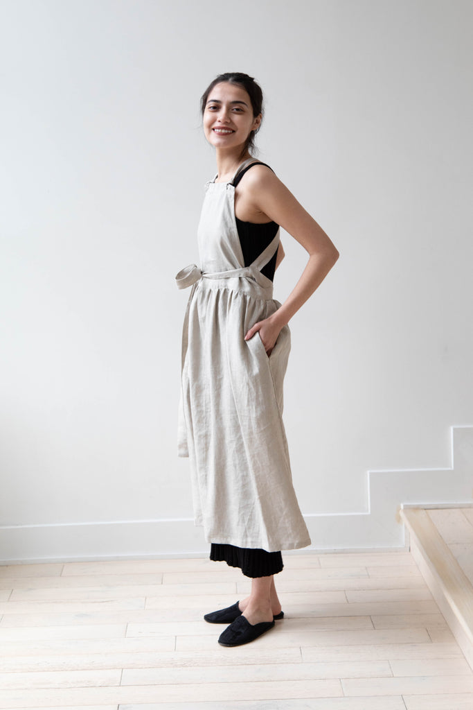 Ichi Antiquités | Apron in Natural Linen