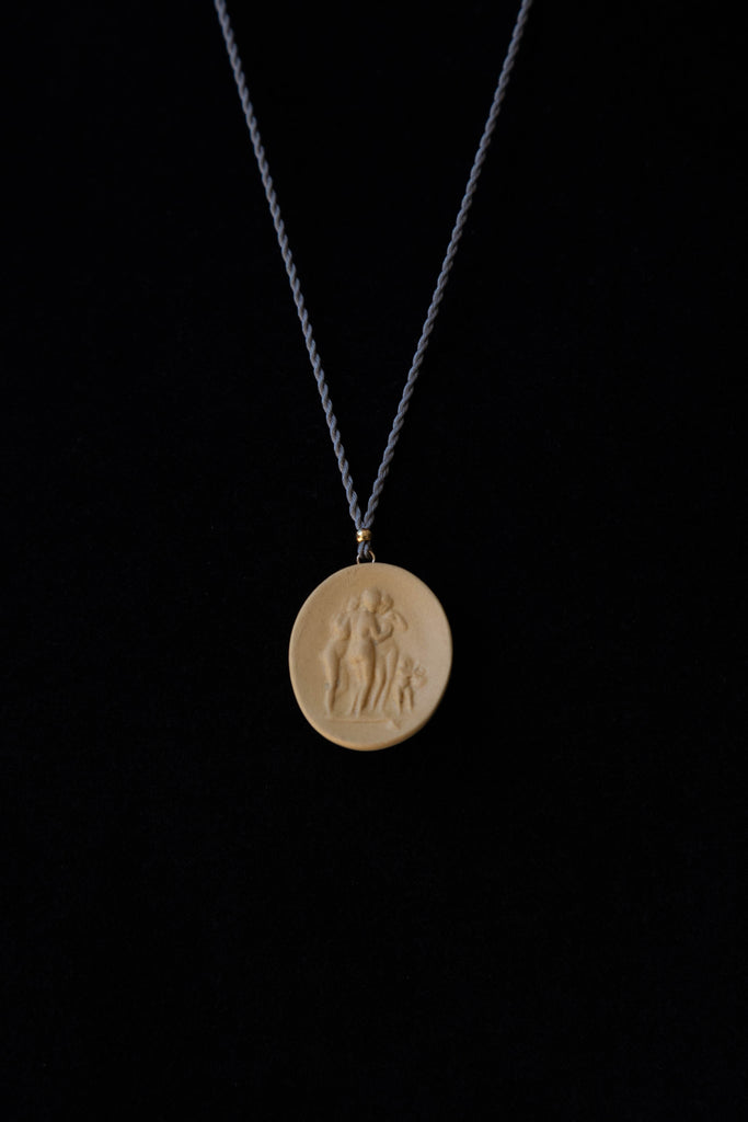 Marcie McGoldrick | Cameo Pendant Three Graces in Maize