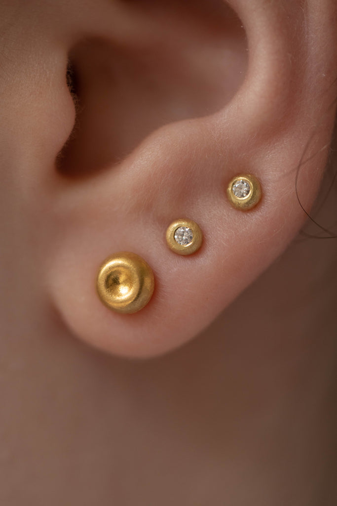 East Camp | Plop Studs in 22k Gold