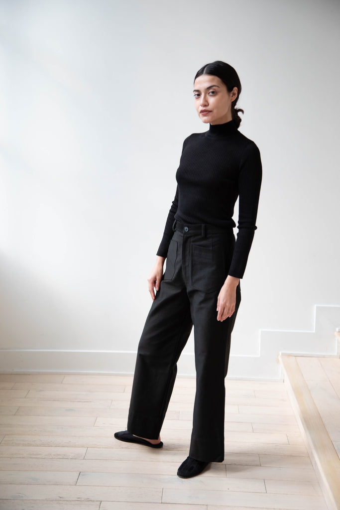 Caron Callahan Steirman Pants in Jet Twill