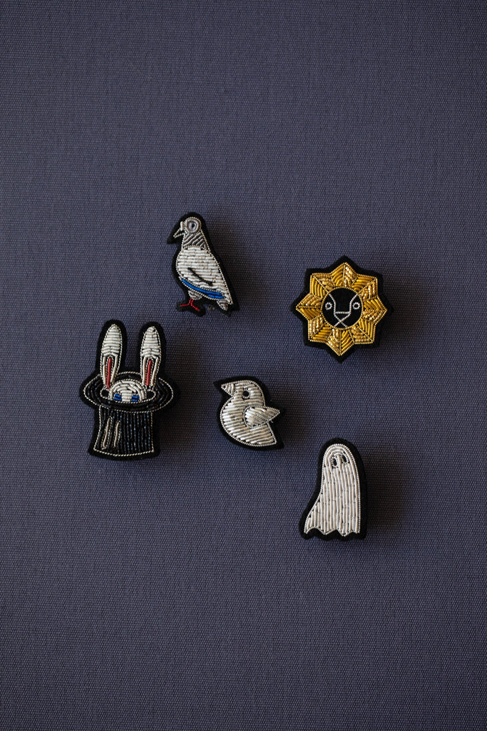 Embroidered Pins- Creatures